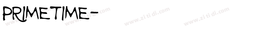 PRIMETIME字体转换