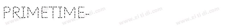 PRIMETIME字体转换