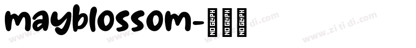 mayblossom字体转换