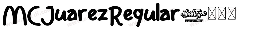 MCJuarezRegular字体转换 MCJuarezRegular字体转换