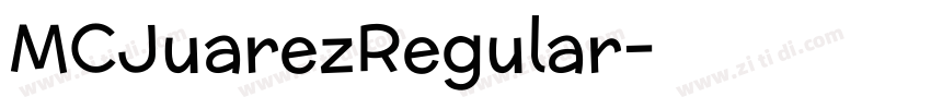 MCJuarezRegular字体转换 MCJuarezRegular字体转换