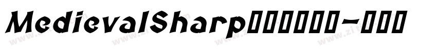 MedievalSharp像素化哥特风字体转换