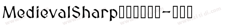 MedievalSharp像素化哥特风字体转换
