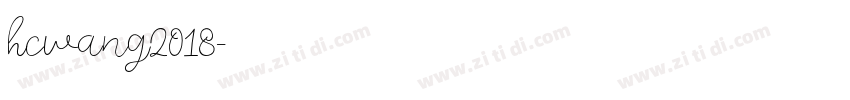 hcwang2018字体转换