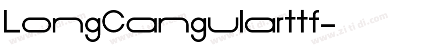 LongCangularttf字体转换
