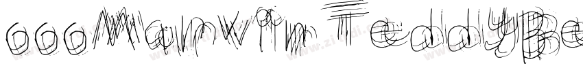 000MarvinTeddyBea字体转换