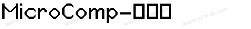 MicroComp字体转换