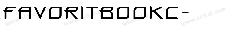 FavoritBookC字体转换