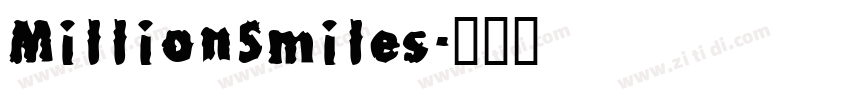 MillionSmiles字体转换