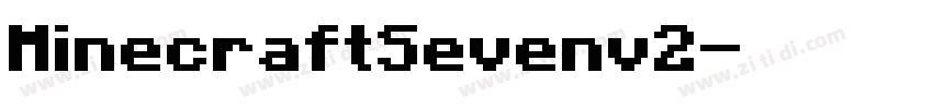 MinecraftSevenv2字体转换