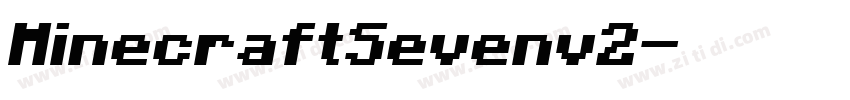 MinecraftSevenv2字体转换