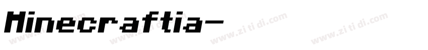 Minecraftia字体转换