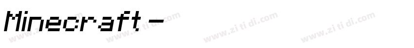 Minecraft中文字体转换