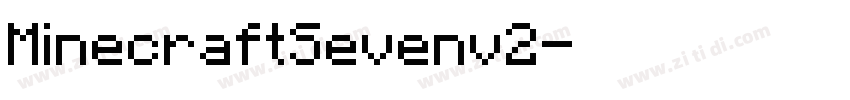MinecraftSevenv2字体转换