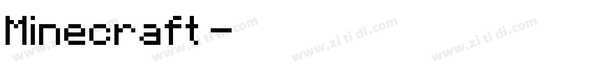 Minecraft中文字体转换