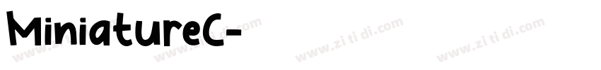 MiniatureC字体转换
