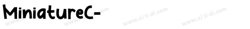 MiniatureC字体转换