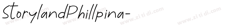 StorylandPhillpina字体转换