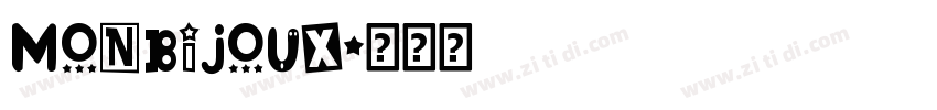 Monbijoux字体转换