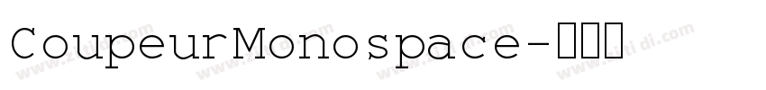 CoupeurMonospace字体转换
