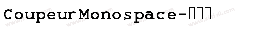 CoupeurMonospace字体转换