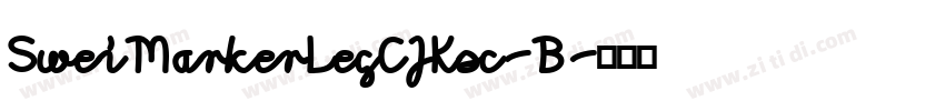 SweiMarkerLegCJKsc-B字体转换