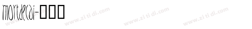mortdecai字体转换