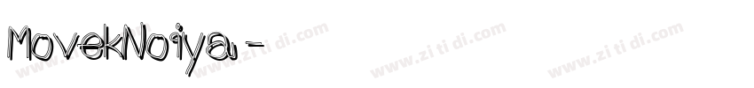 MovekNoiya字体转换