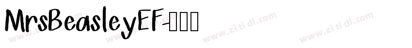 MrsBeasleyEF字体转换
