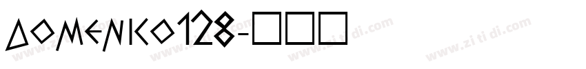 domenico128字体转换