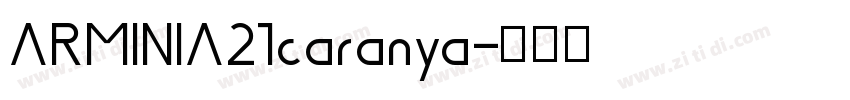 ARMINIA21caranya字体转换