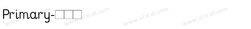 Primary字体转换