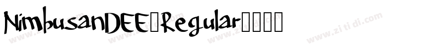 NimbusanDEE_Regular字体转换 NimbusanDEE_Regular字体转换