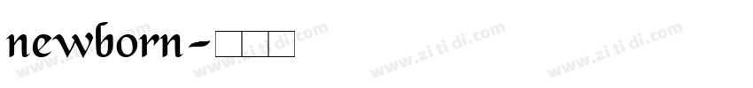 newborn字体转换