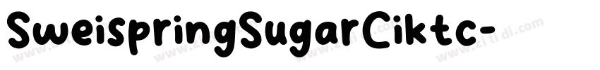 SweispringSugarCiktc字体转换