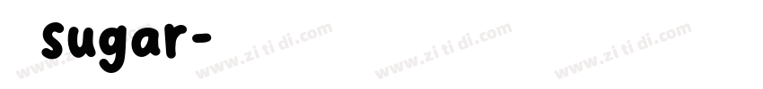 狮尾sugar字体转换