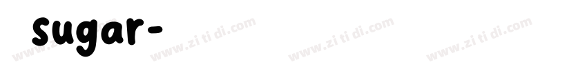 狮尾sugar字体转换