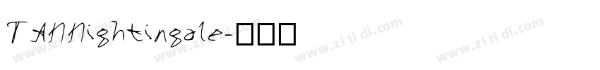TANNightingale字体转换