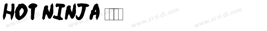 hot-ninja字体转换