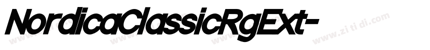 NordicaClassicRgExt字体转换 NordicaClassicRgExt字体转换