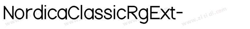 NordicaClassicRgExt字体转换 NordicaClassicRgExt字体转换