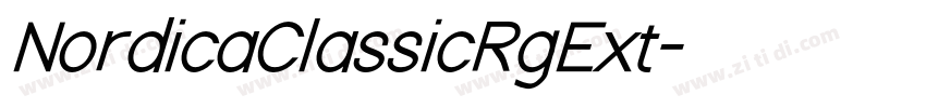 NordicaClassicRgExt字体转换 NordicaClassicRgExt字体转换