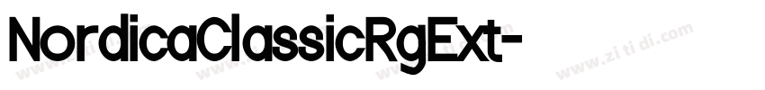 NordicaClassicRgExt字体转换 NordicaClassicRgExt字体转换