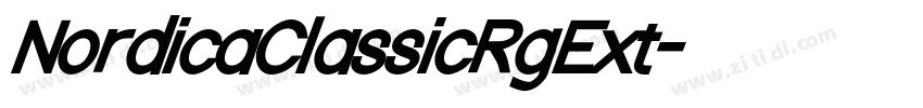 NordicaClassicRgExt字体转换 NordicaClassicRgExt字体转换
