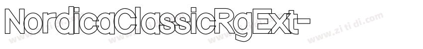 NordicaClassicRgExt字体转换 NordicaClassicRgExt字体转换