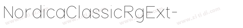NordicaClassicRgExt字体转换 NordicaClassicRgExt字体转换