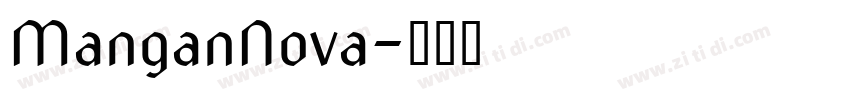 ManganNova字体转换