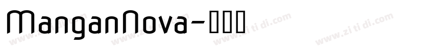 ManganNova字体转换
