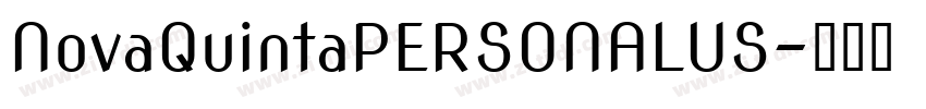 NovaQuintaPERSONALUS字体转换