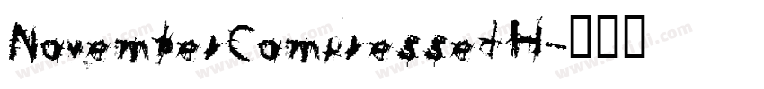 NovemberCompressedH字体转换